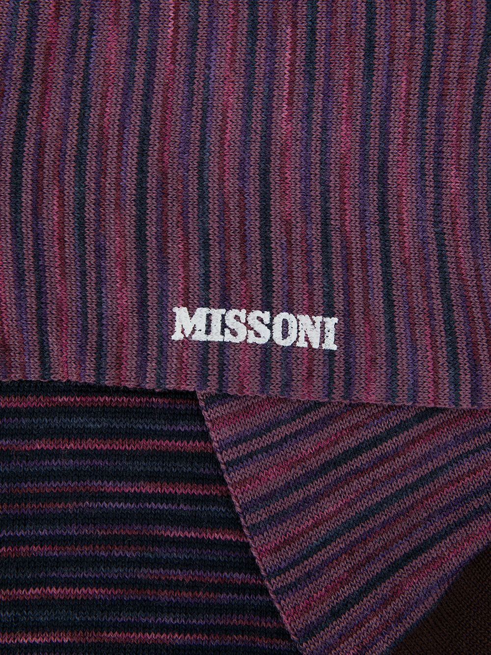 фото Missoni полосатые носки с эффектом омбре