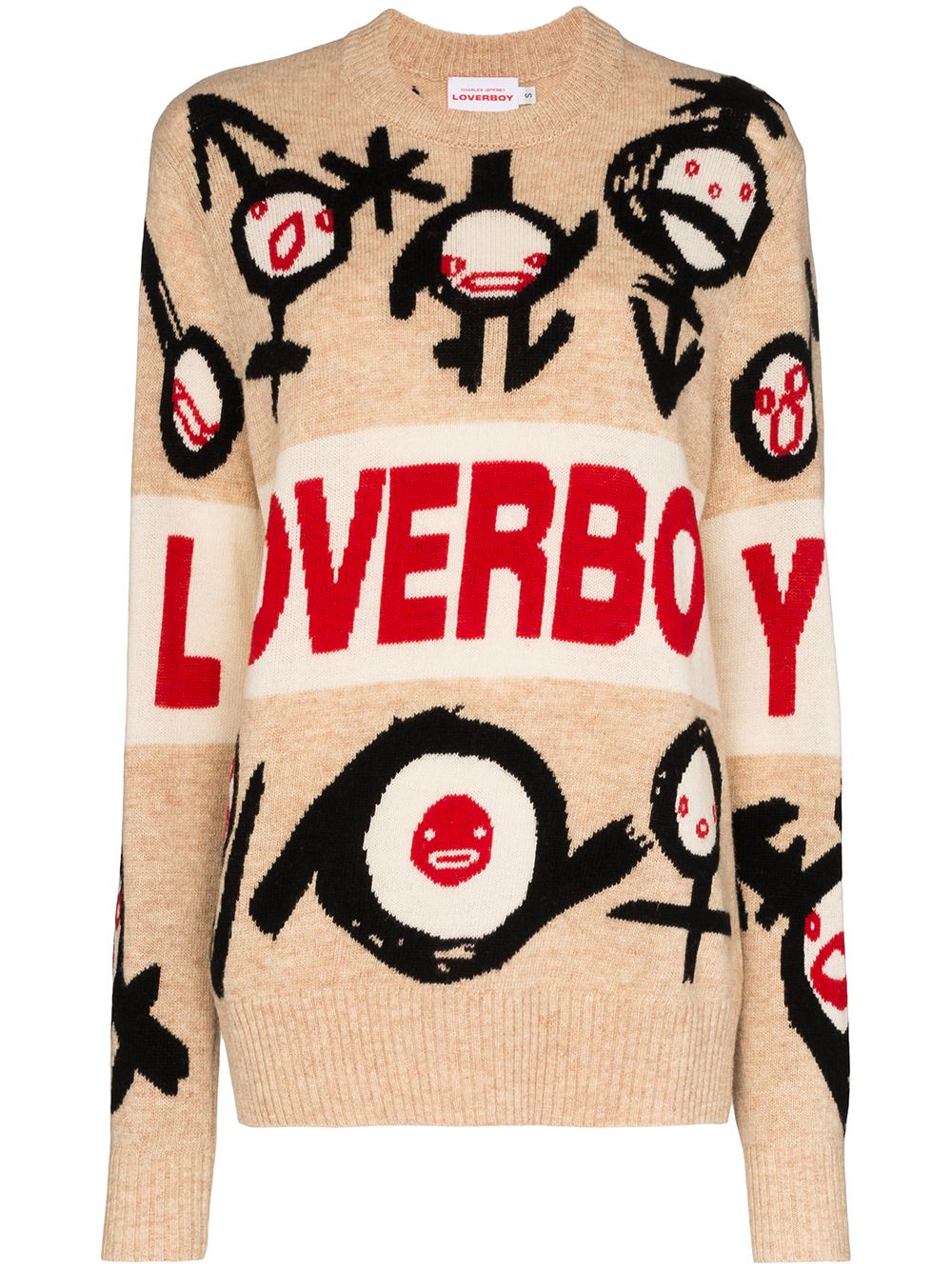 фото Charles jeffrey loverboy трикотажный свитер с логотипом