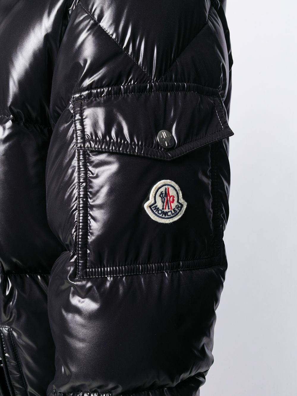 фото Moncler стеганый пуховик hanoverian