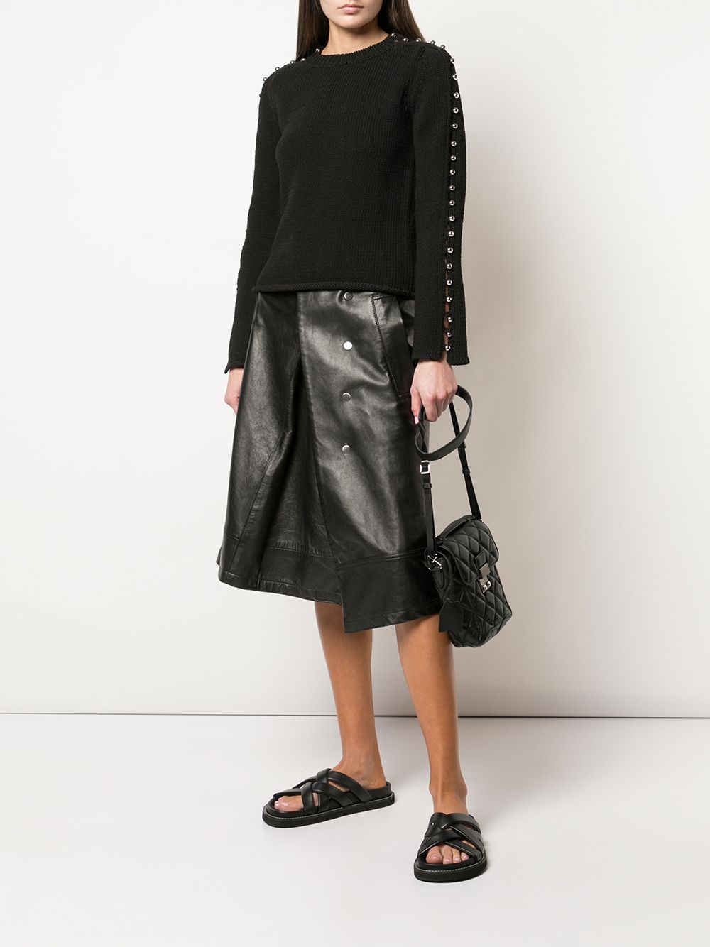 фото 3.1 phillip lim trench a-line skirt