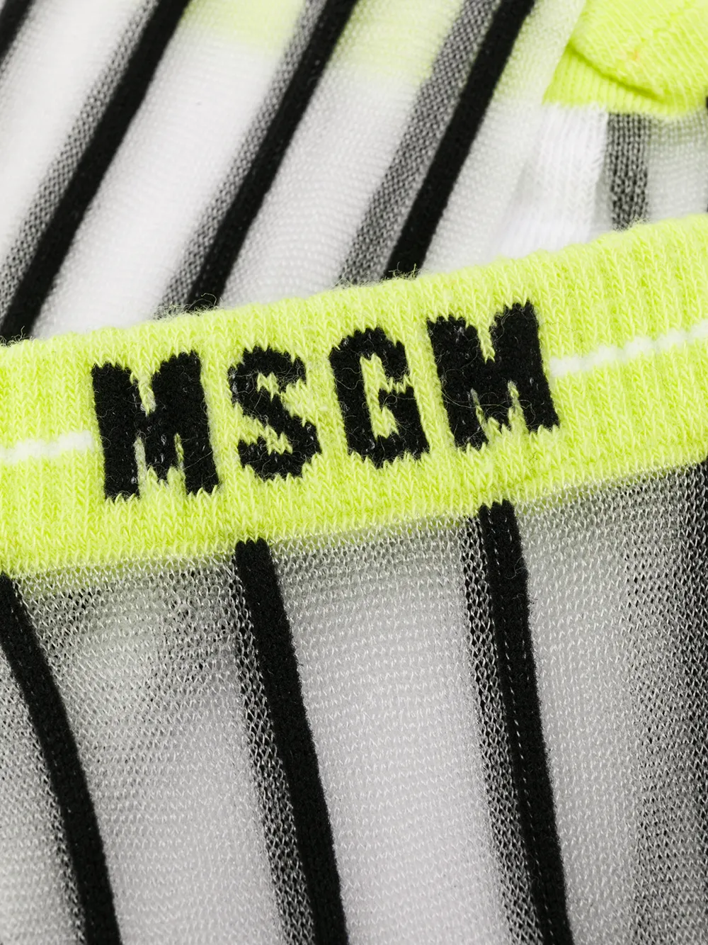 фото Msgm прозрачные носки в полоску