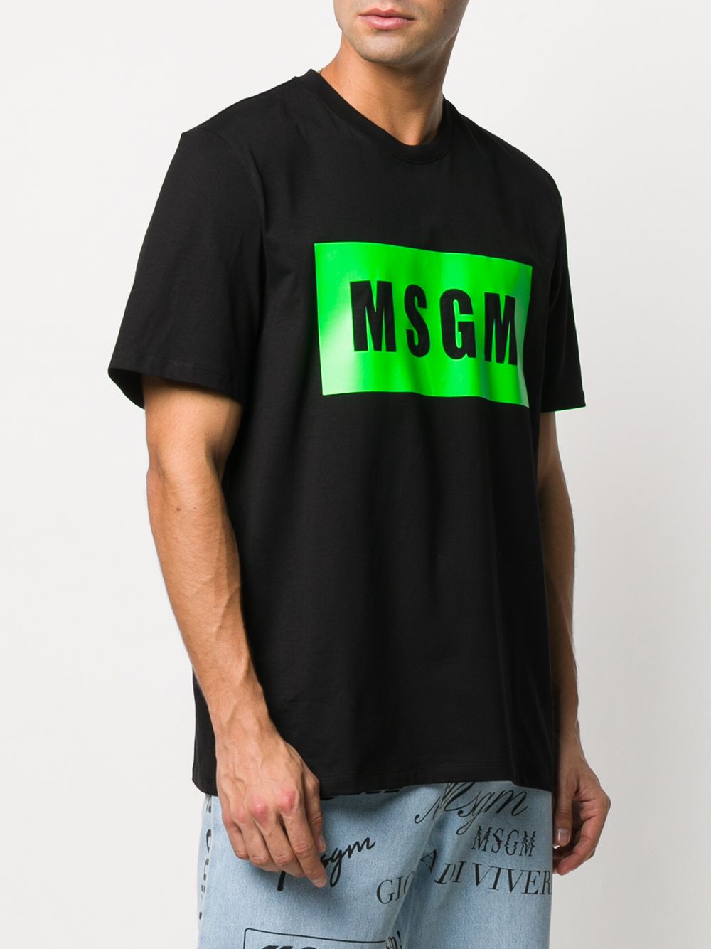 фото Msgm футболка с логотипом