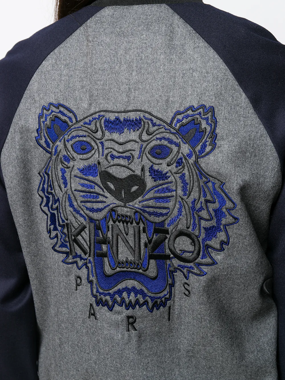 фото Kenzo tiger embroidered logo bomber jacket