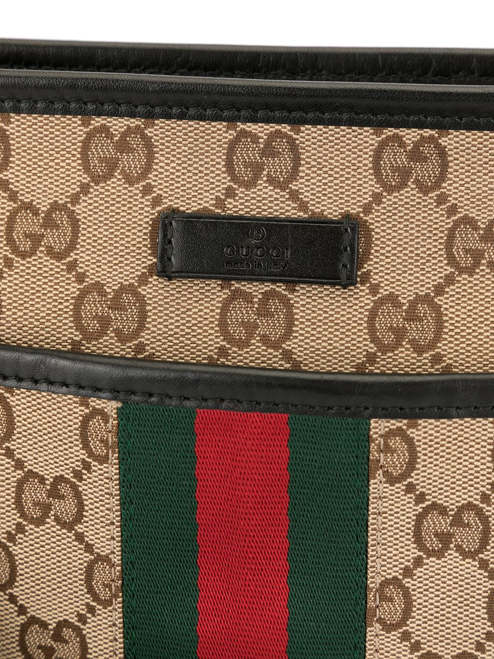 фото Gucci pre-owned сумка через плечо shelly line с узором gg supreme