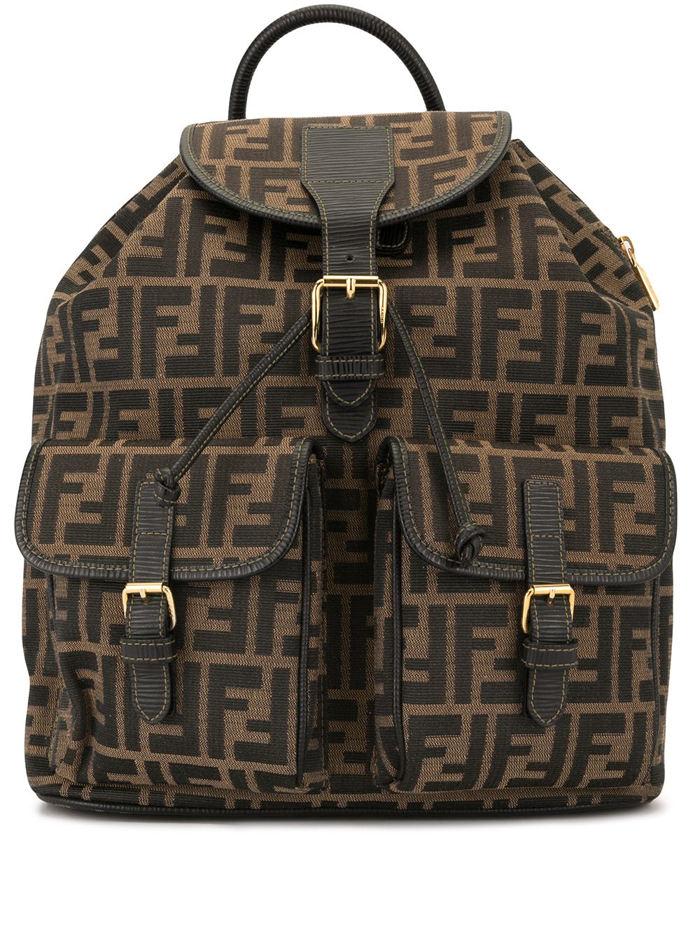 фото Fendi pre-owned рюкзак с узором zucca