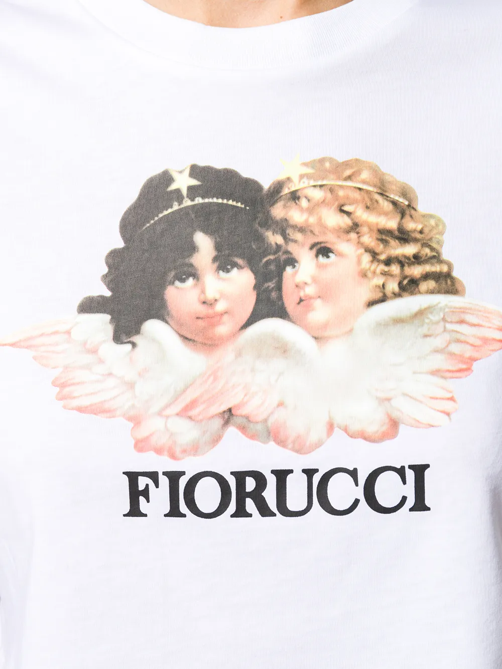 фото Fiorucci укороченная футболка vintage angels