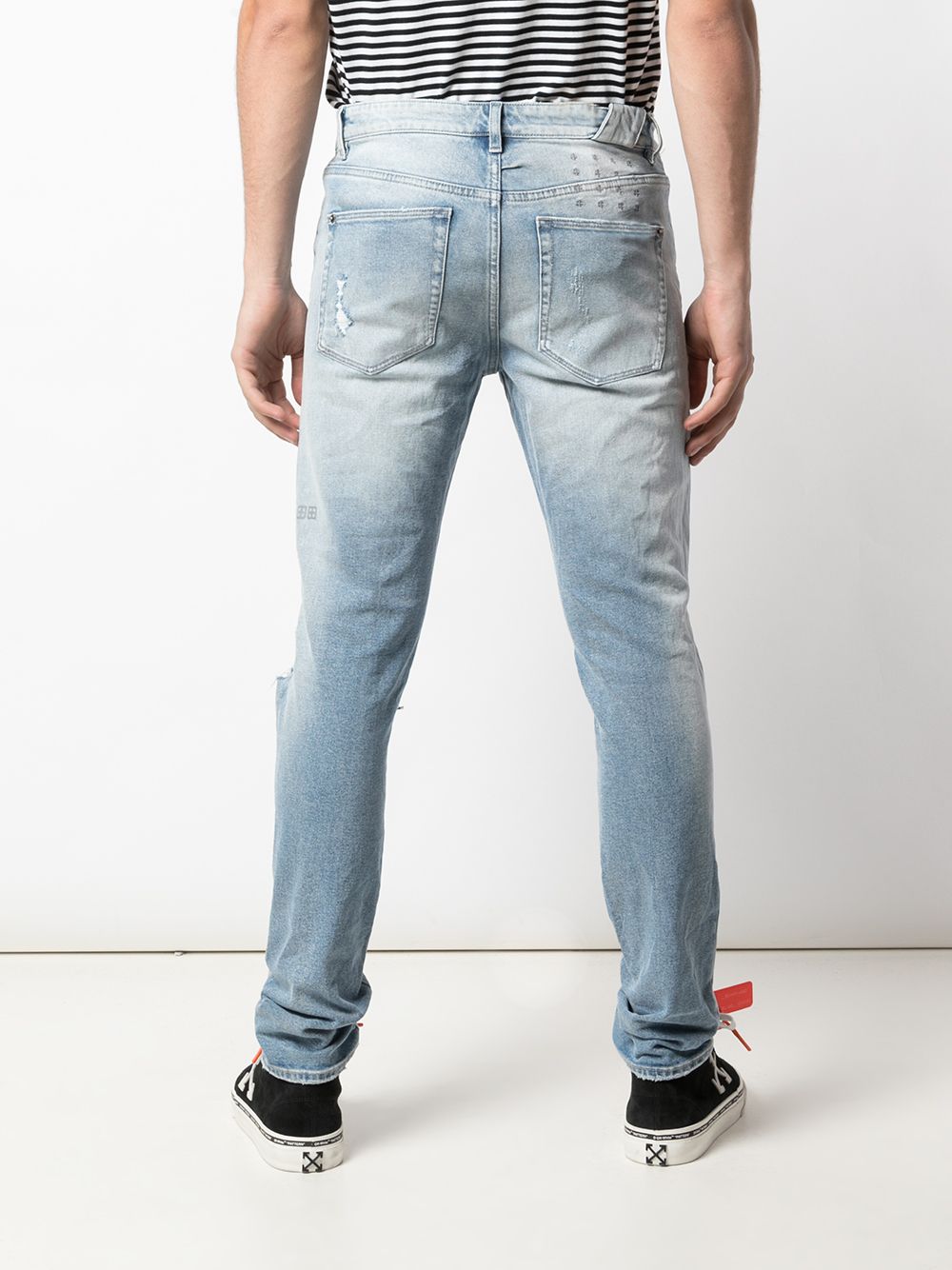 фото Ksubi джинсы кроя слим с эффектом потертости