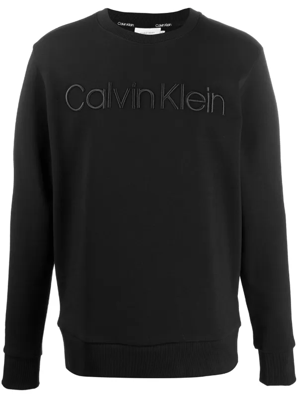 calvin klein embroidered sweatshirt