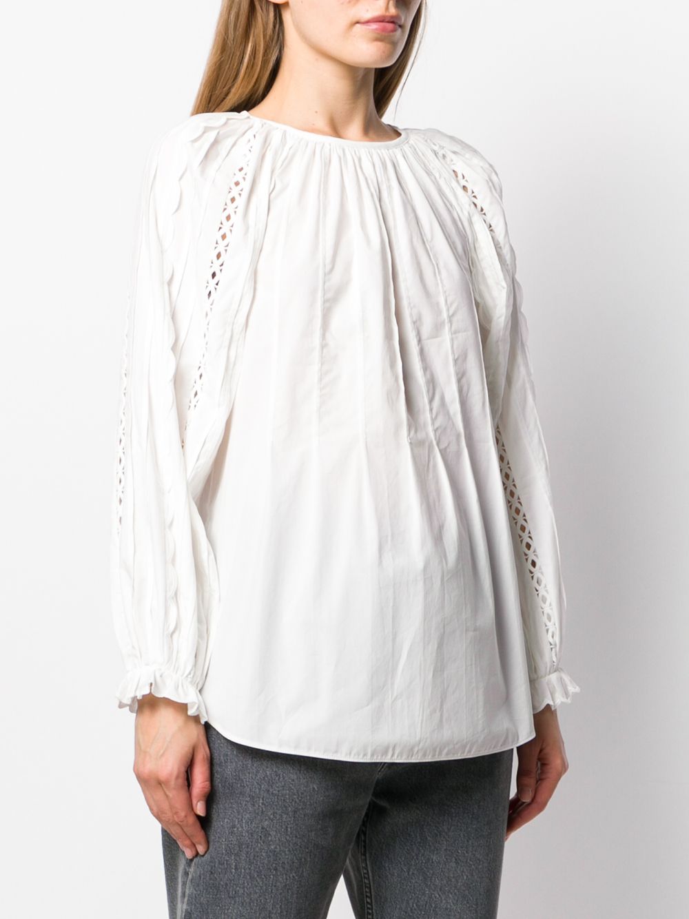 фото See by chloé блузка с плиссировкой спереди