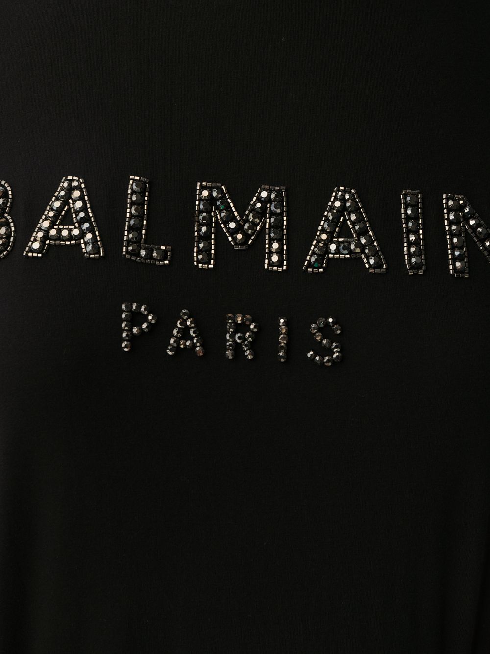 фото Balmain футболка с декорированным логотипом