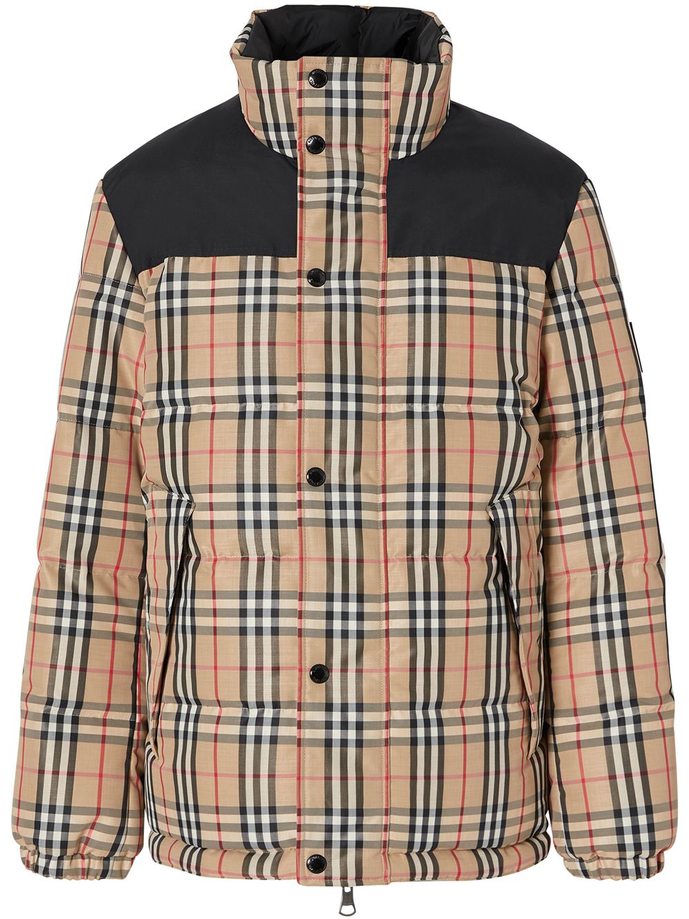 фото Burberry куртка-пуховик в клетку vintage check