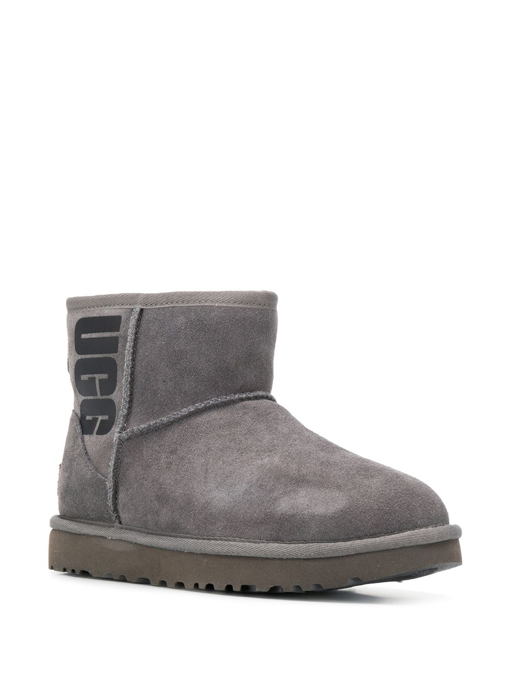 фото Ugg угги mini с логотипом