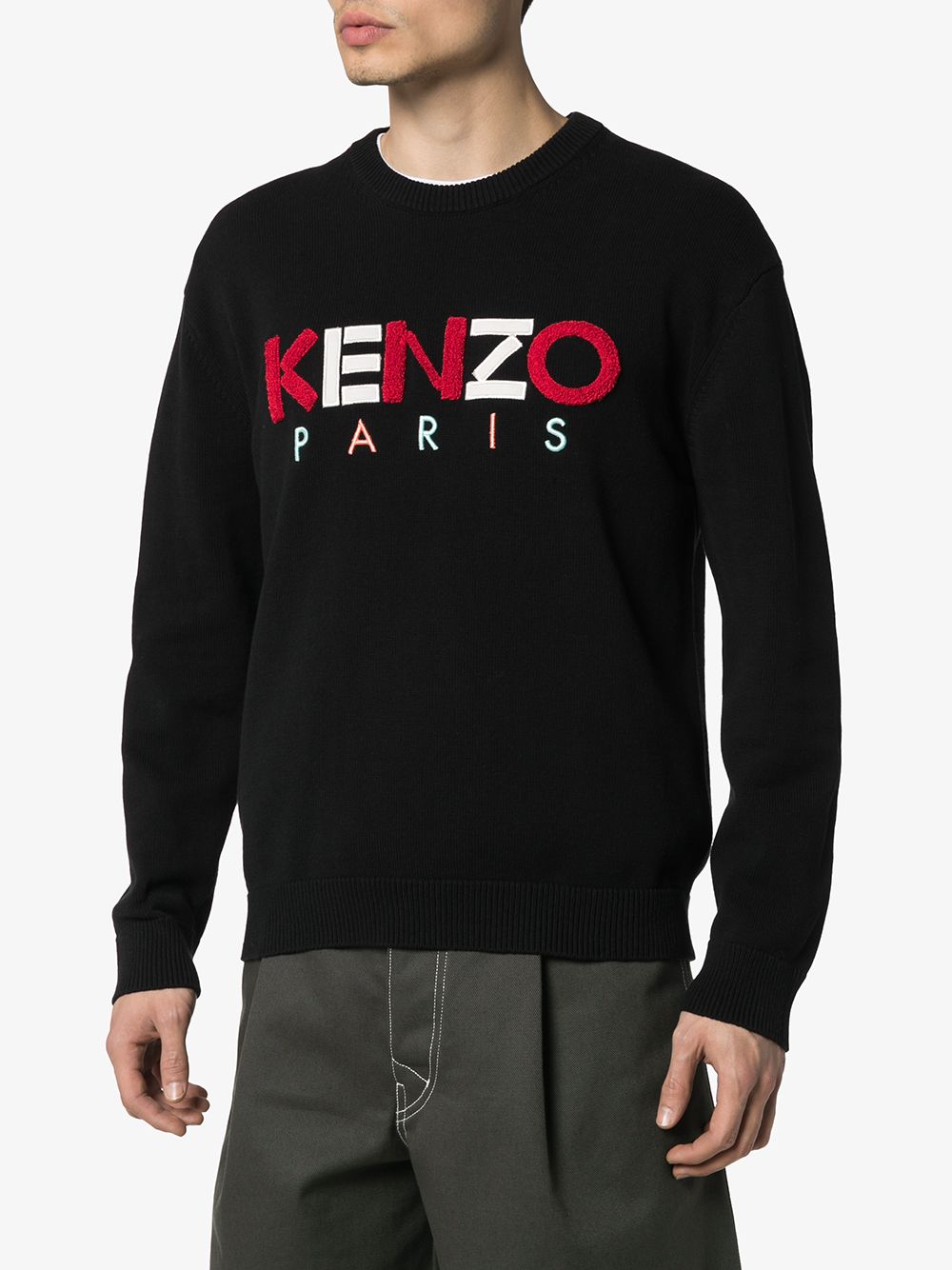 фото Kenzo джемпер с вышитым логотипом