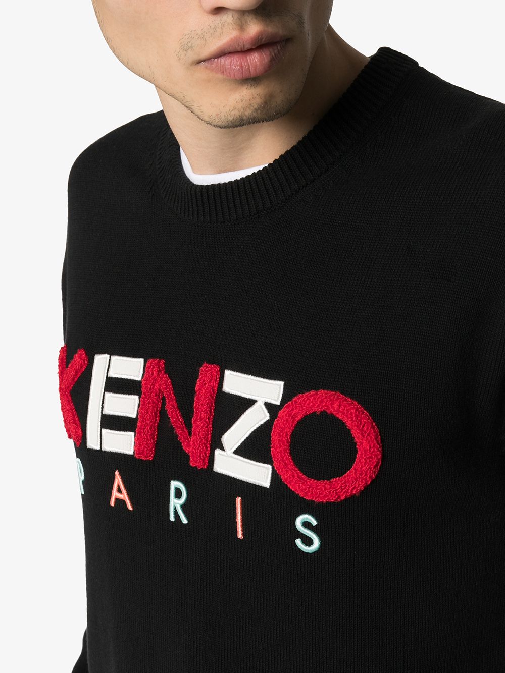 фото Kenzo джемпер с вышитым логотипом