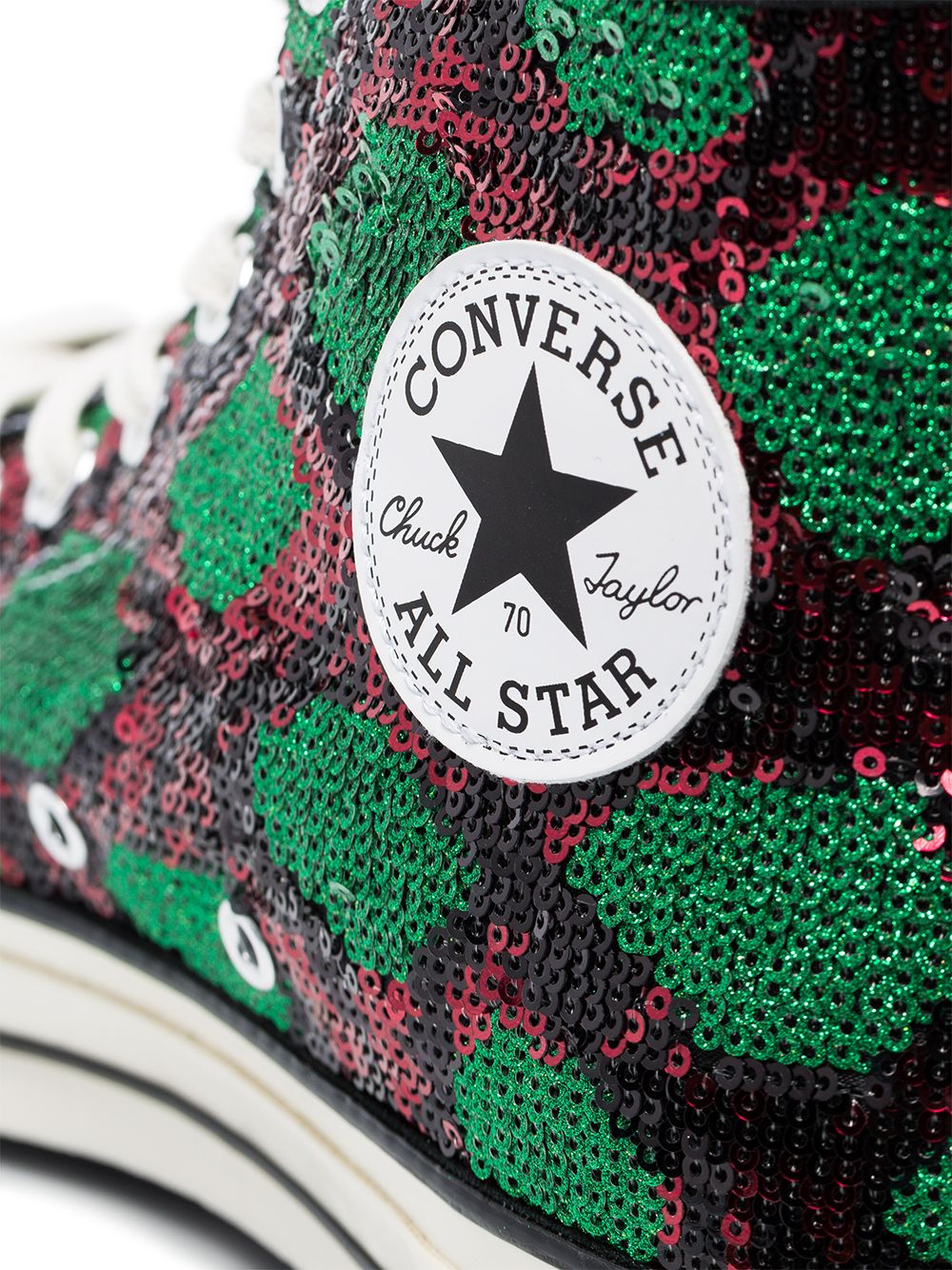 фото Converse кеды ct70 с пайетками и принтом