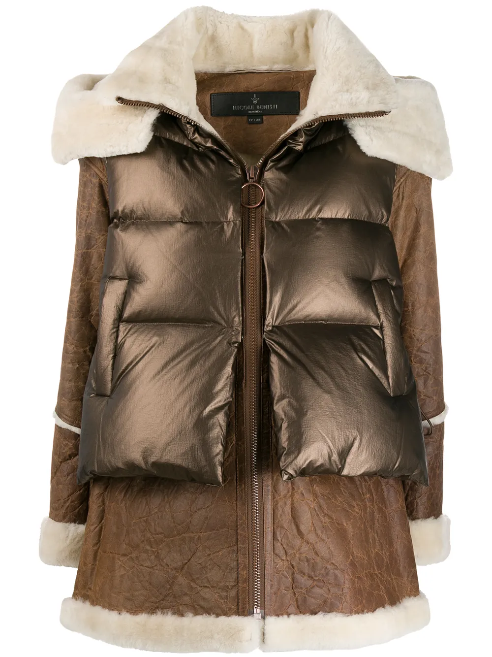 фото Nicole benisti hybrid padded coat