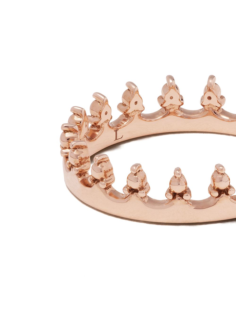 фото Annoushka кольцо crown из розового золота