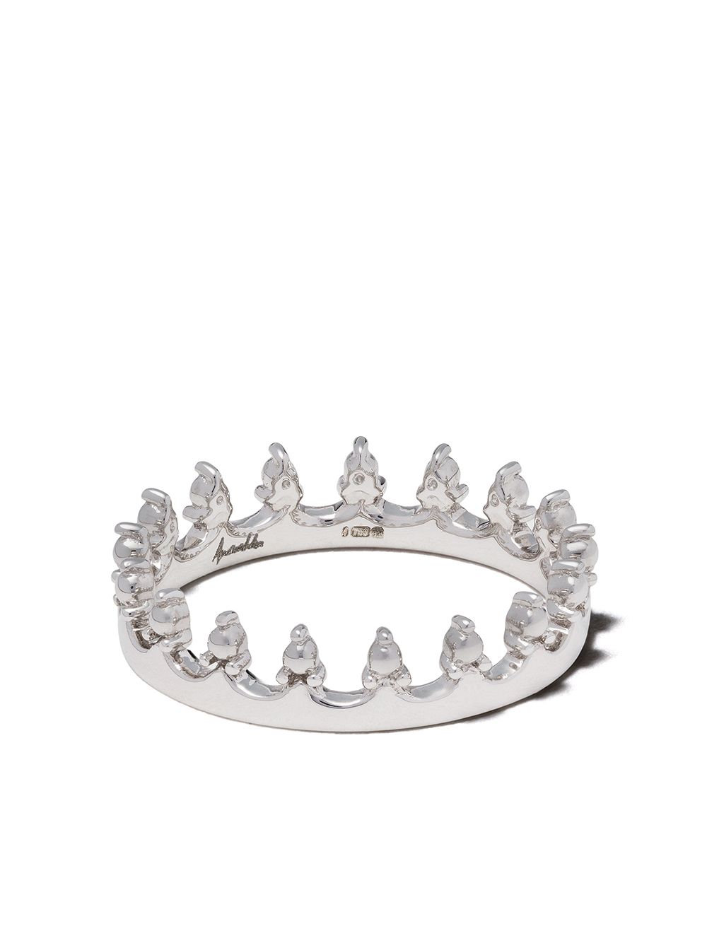 фото Annoushka кольцо crown из белого золота