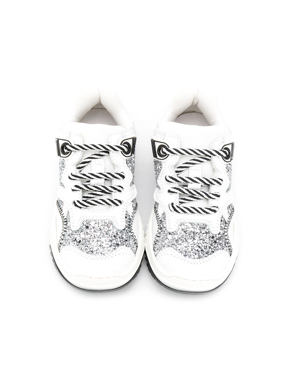 фото Nº21 kids glitter panel sneakers