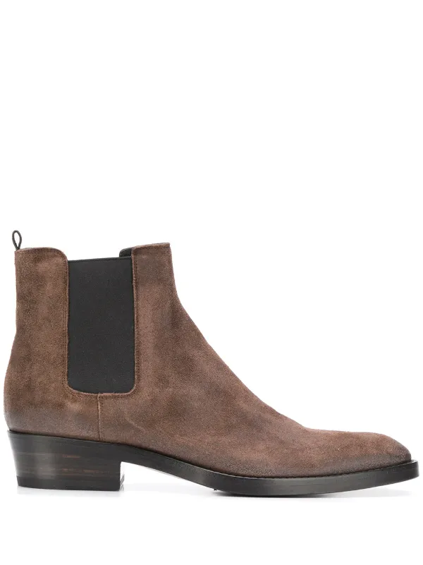 cuban heel chelsea boots