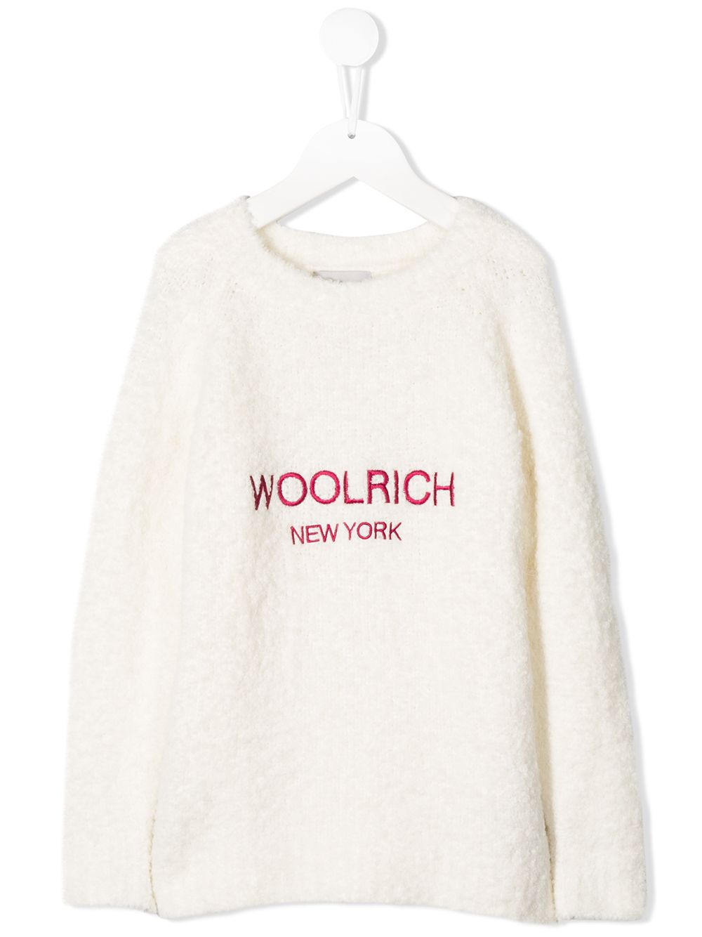 фото Woolrich kids свитер с вышитым логотипом