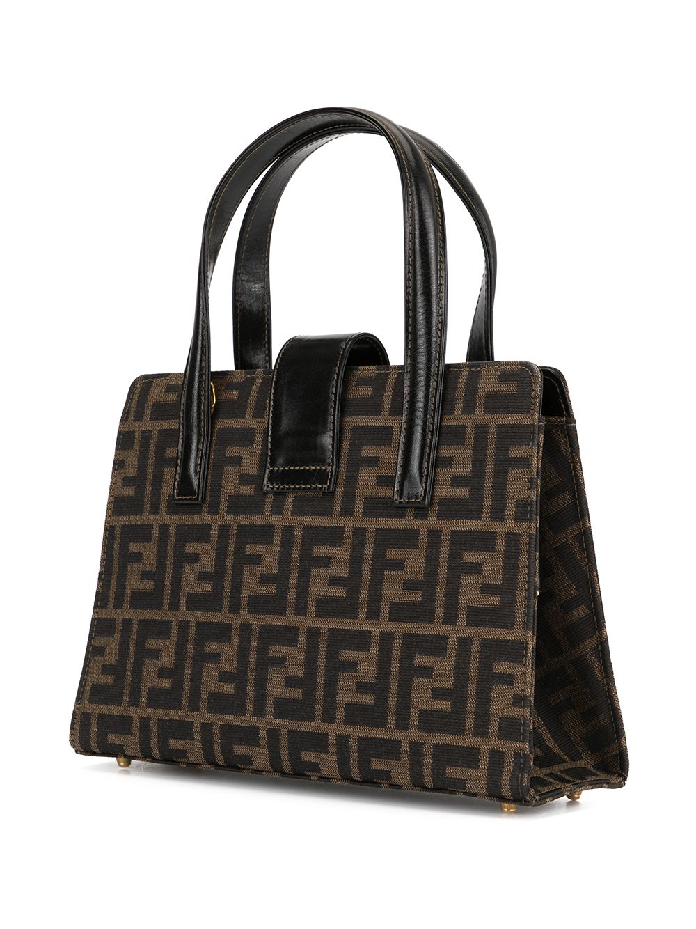 фото Fendi pre-owned сумка с узором zucca и ремешком