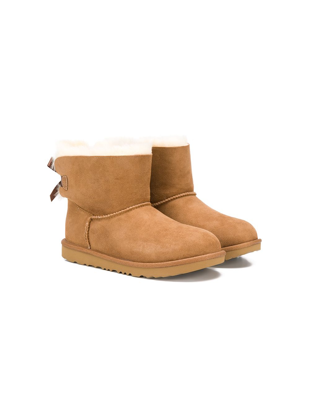 фото Ugg kids ботинки на плоской подошве