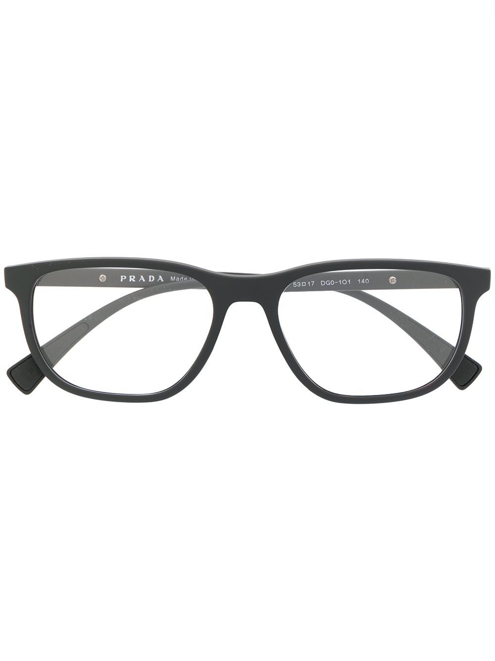 фото Prada eyewear очки vps05l в квадратной оправе