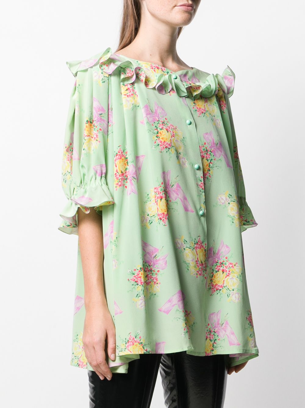 фото Emanuel ungaro pre-owned floral top 80s