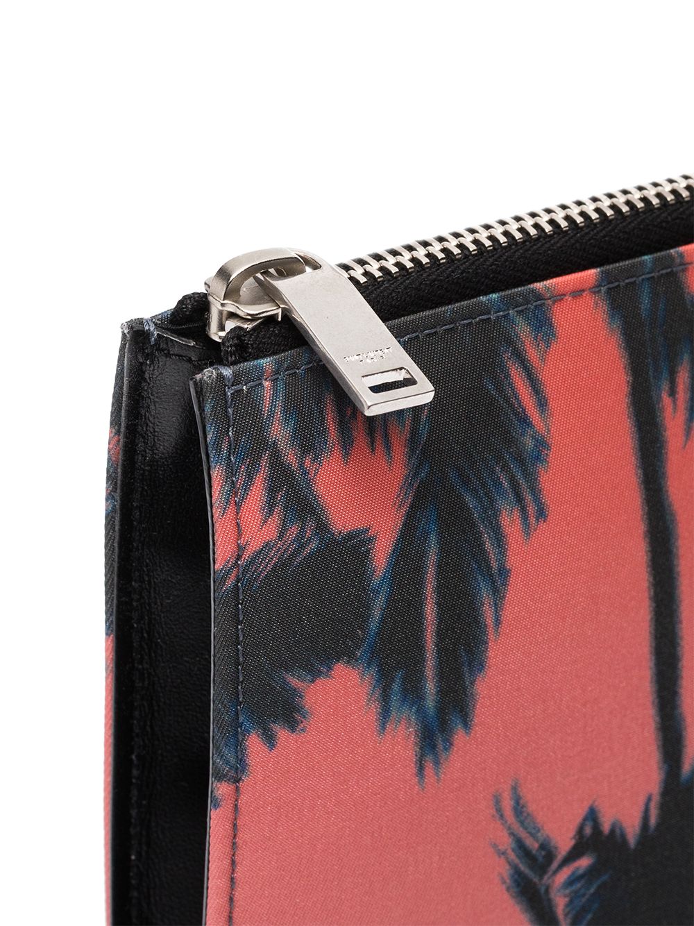 фото Saint laurent клатч pink palm tree с принтом