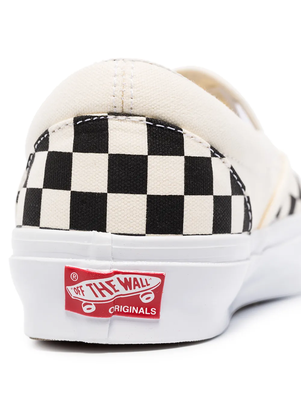 фото Vans кеды-слипоны old skool в шахматную клетку