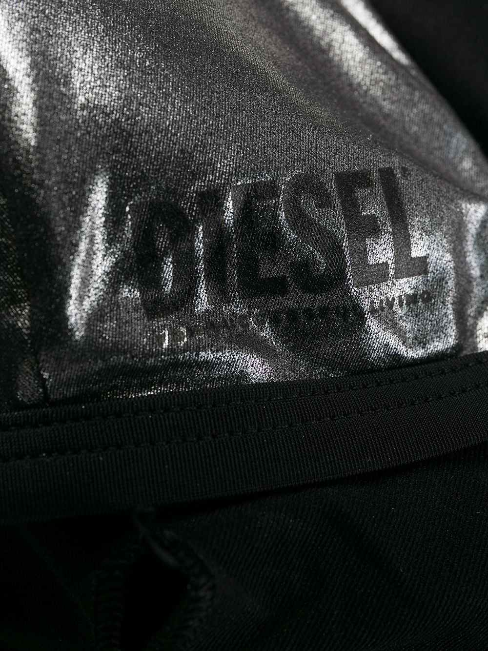 фото Diesel лиф бикини с завязками и эффектом металлик