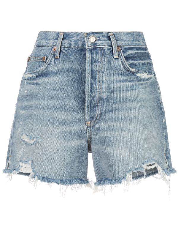 agolde ultra high rise shorts