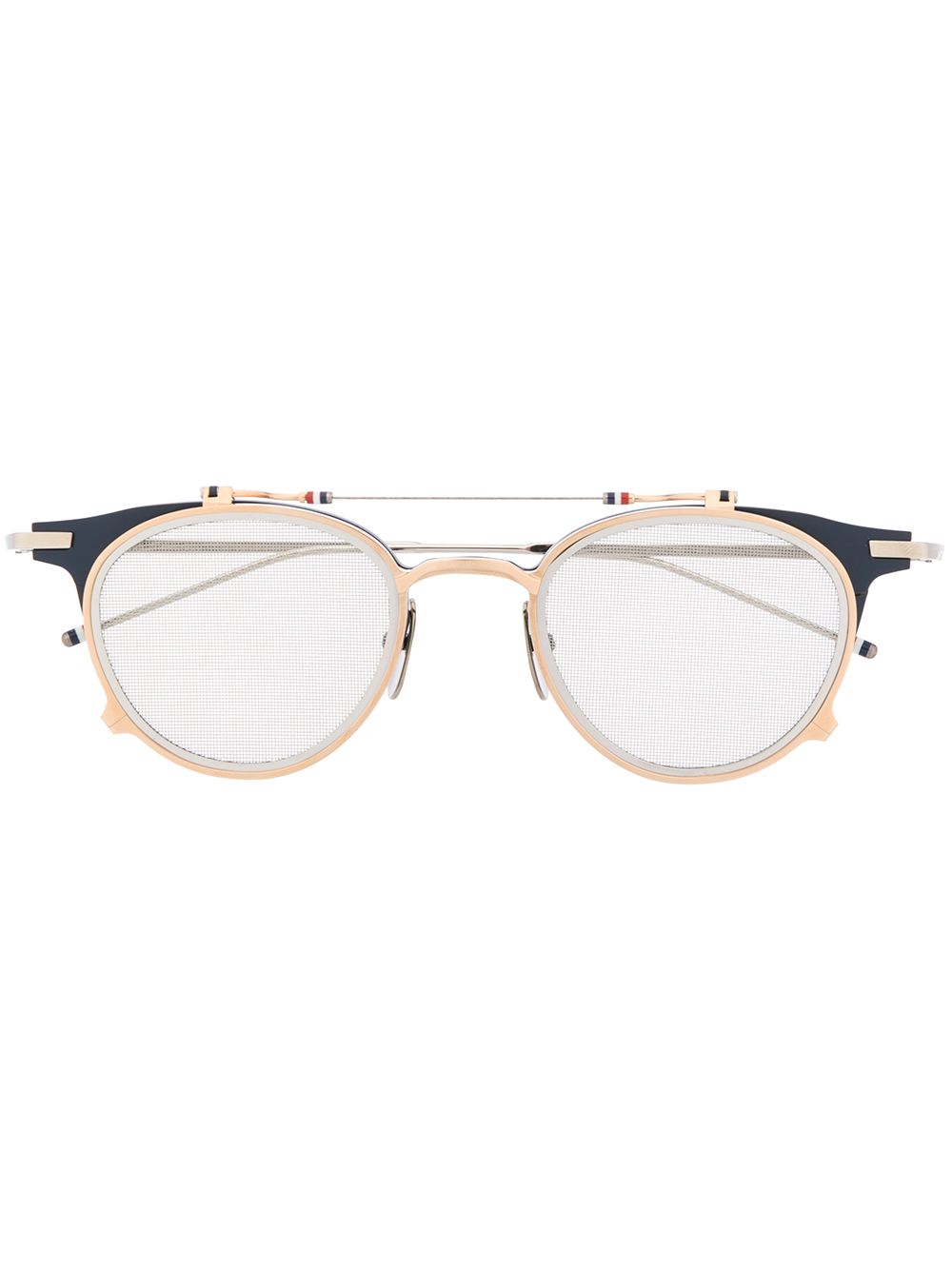 фото Thom browne eyewear солнцезащитные очки в оправе clubmaster