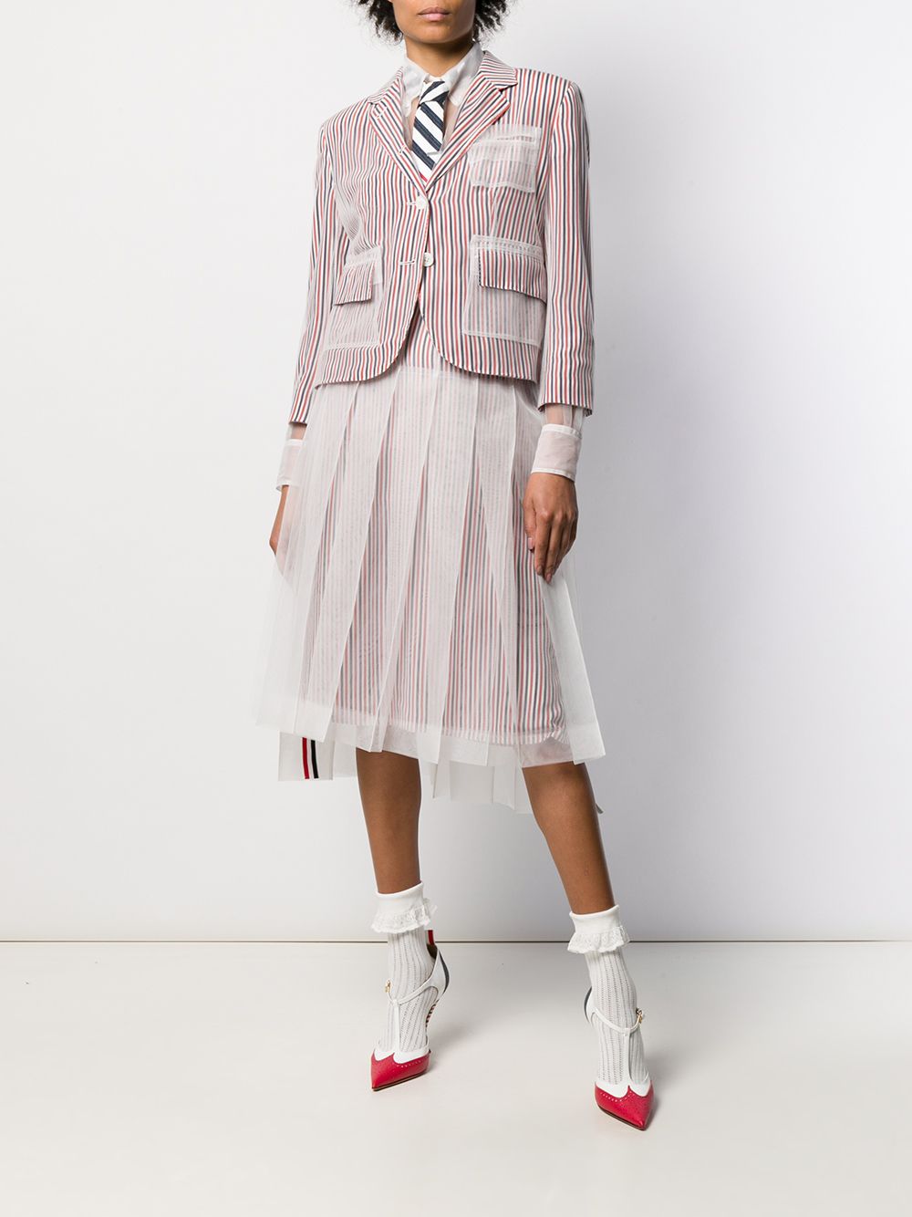 фото Thom browne блейзер с полосками rbw