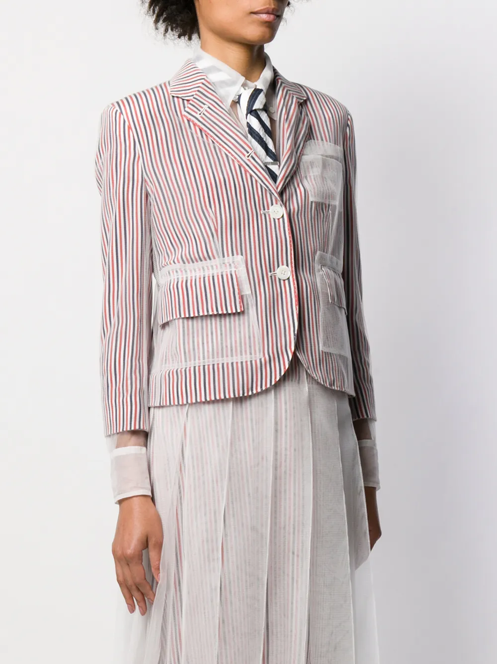 фото Thom browne блейзер с полосками rbw