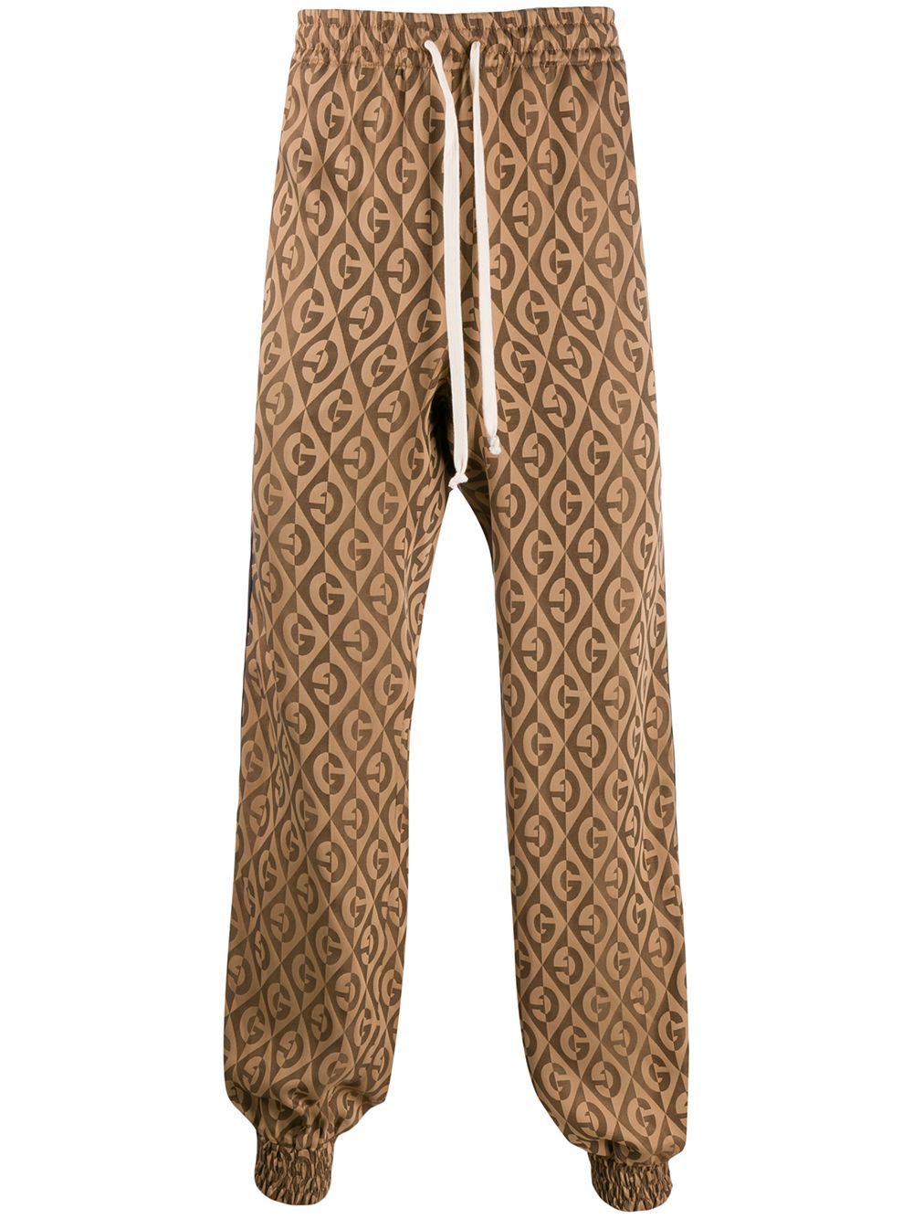 фото Gucci спортивные брюки с узором g rhombus