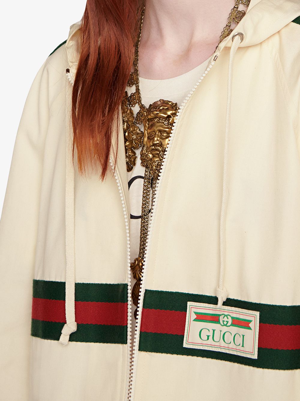 фото Gucci худи с нашивкой-логотипом