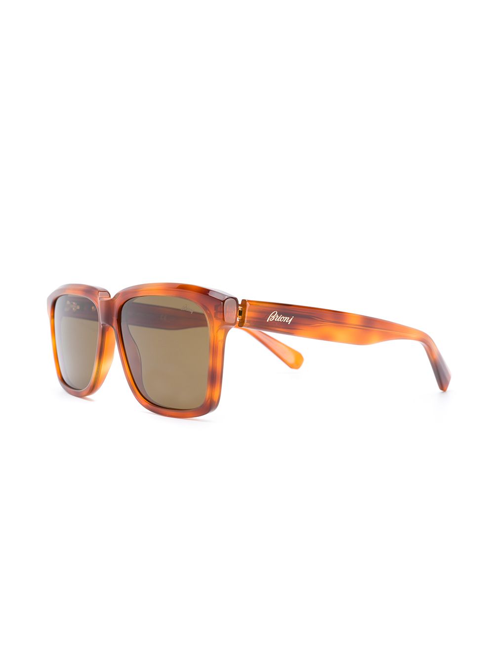 фото Brioni солнцезащитные очки черепаховой расцветки
