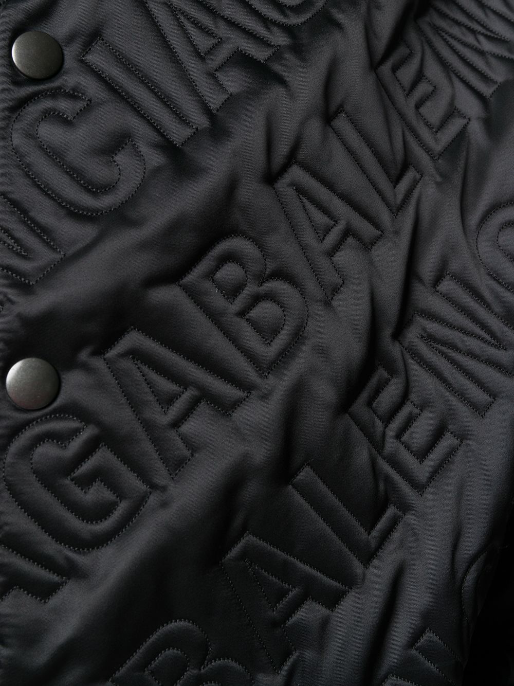 фото Balenciaga стеганая куртка-бомбер с логотипом