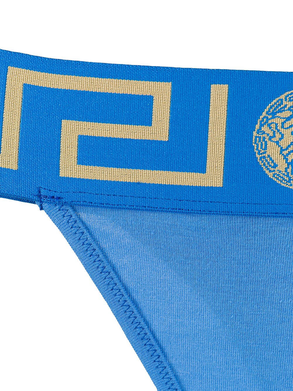 фото Versace трусы-стринги medusa greek key