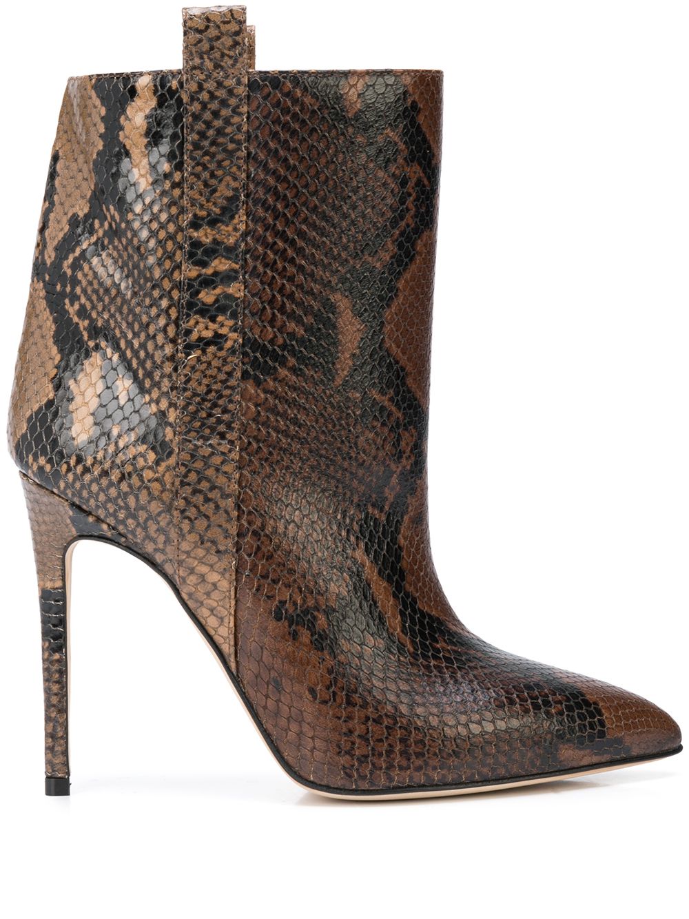 фото Paris texas snakeskin effect stiletto boots