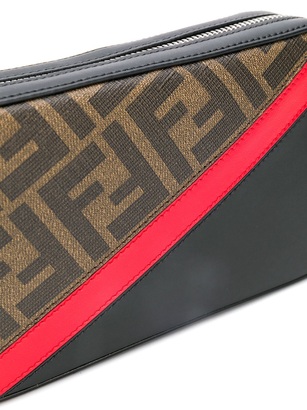 фото Fendi каркасная мини-сумка с логотипом ff