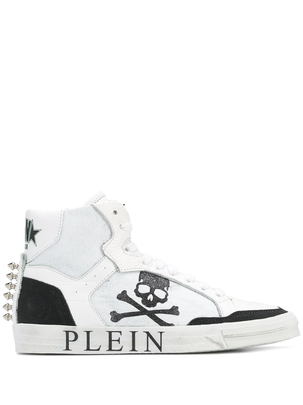 фото Philipp plein высокие кеды plein star