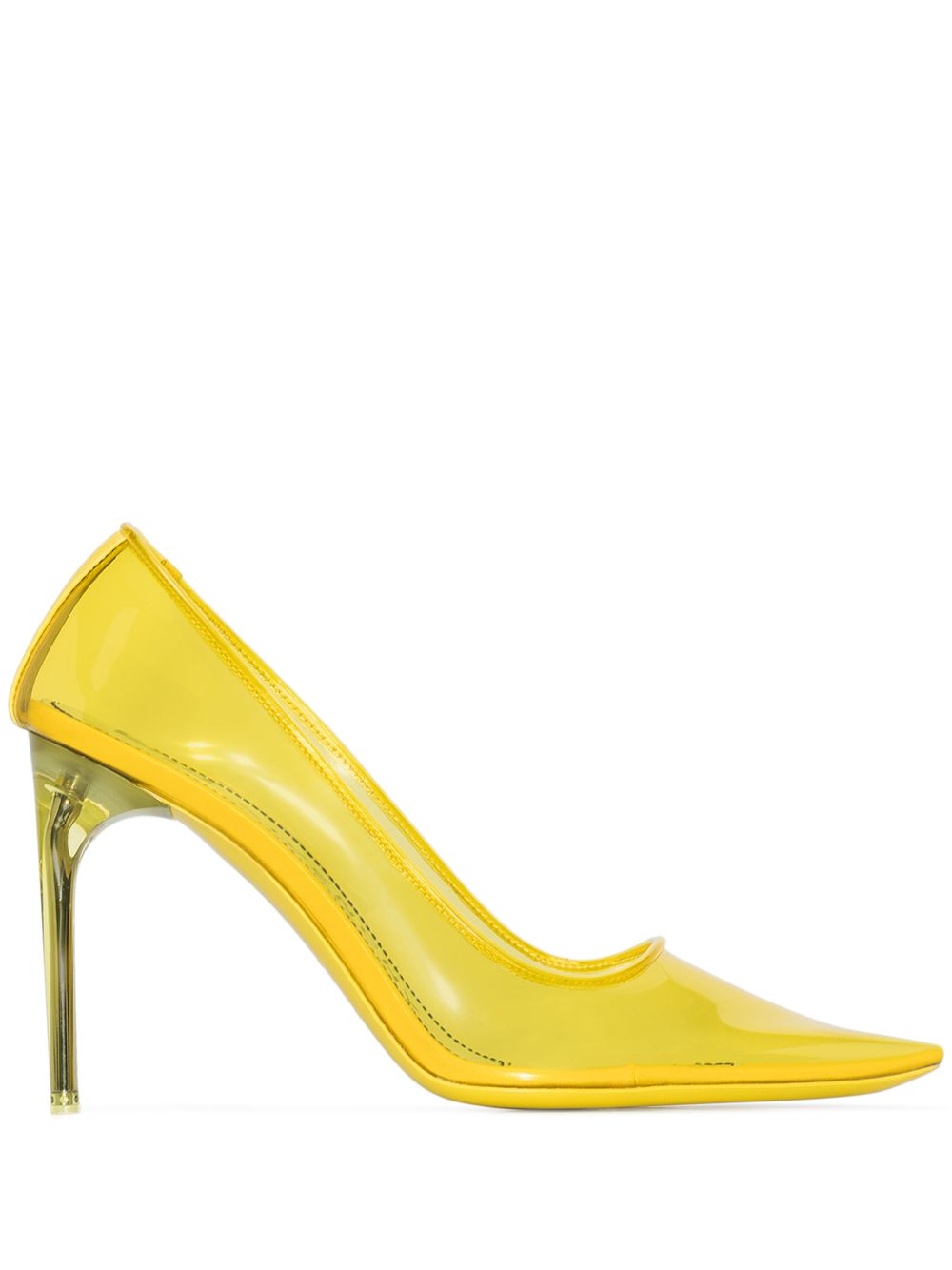 фото Givenchy прозрачные туфли-лодочки на шпильке