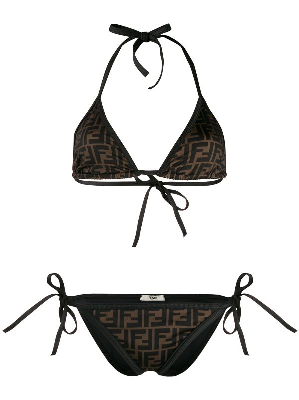 fendi print bikini