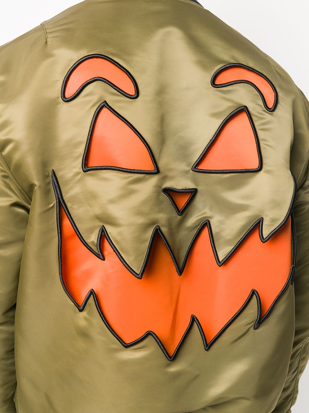 фото Moschino двусторонний бомбер pumpkin face