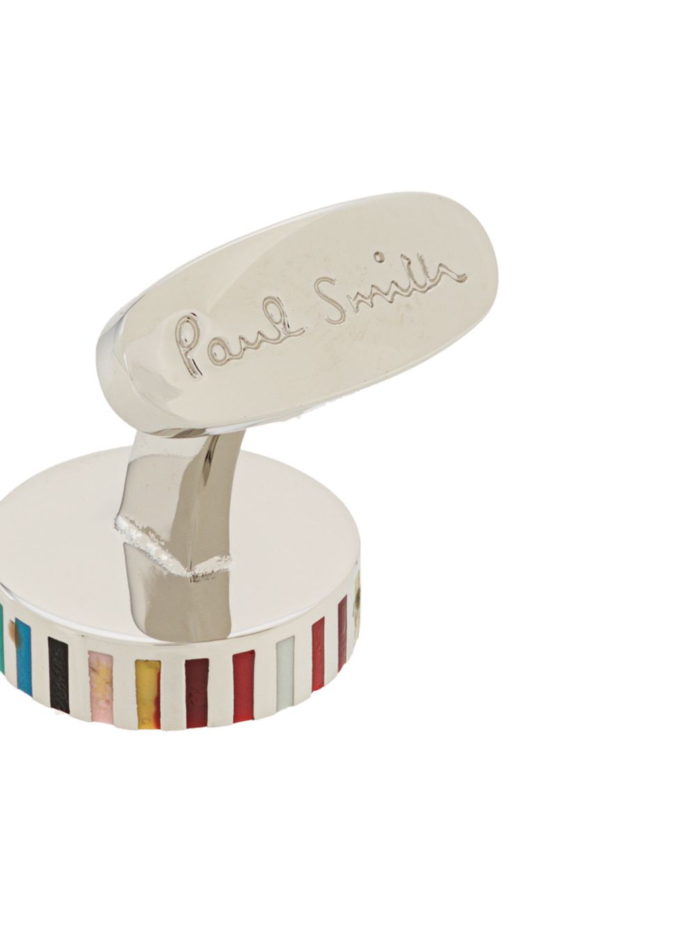 фото Paul smith запонки stripe edge circular