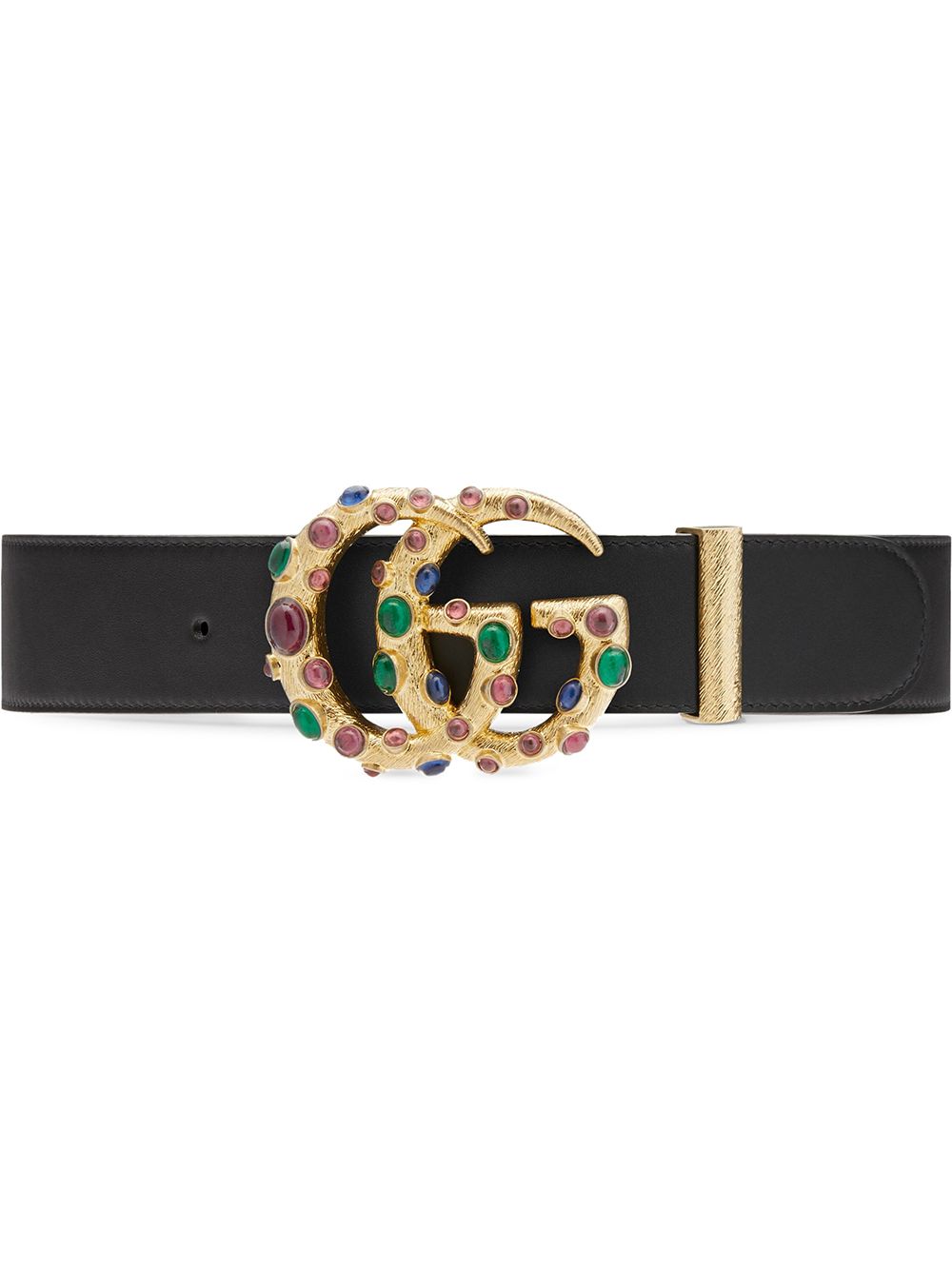 фото Gucci ремень с декорированной пряжкой-логотипом gg