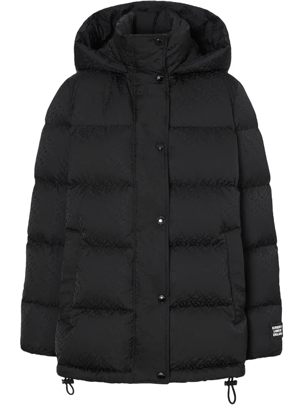 burberry black puffer jacket